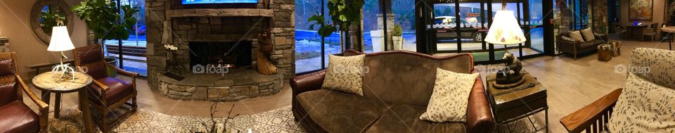 Beautiful, holiday inn, snow, Asheville North Carolina, Swannanoa, rustic, contemporary, furniture, Accommodation, lodging, Leather, masculine, natural, Stone, fireplace, cold, winter, January, Super Bowl weekend, Rich fabrics