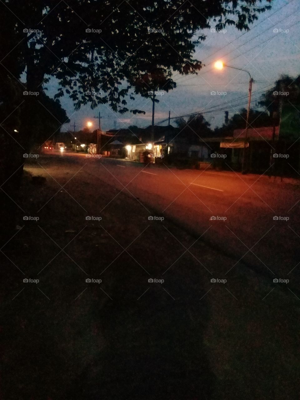 evening in Pasuruan city.indonesia