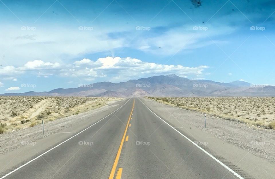 Driving in Arizona. 