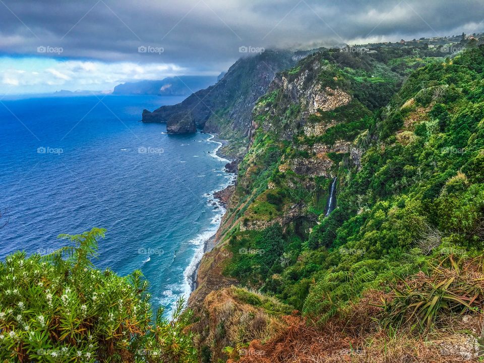 Madeira Island - North coast view from Santana