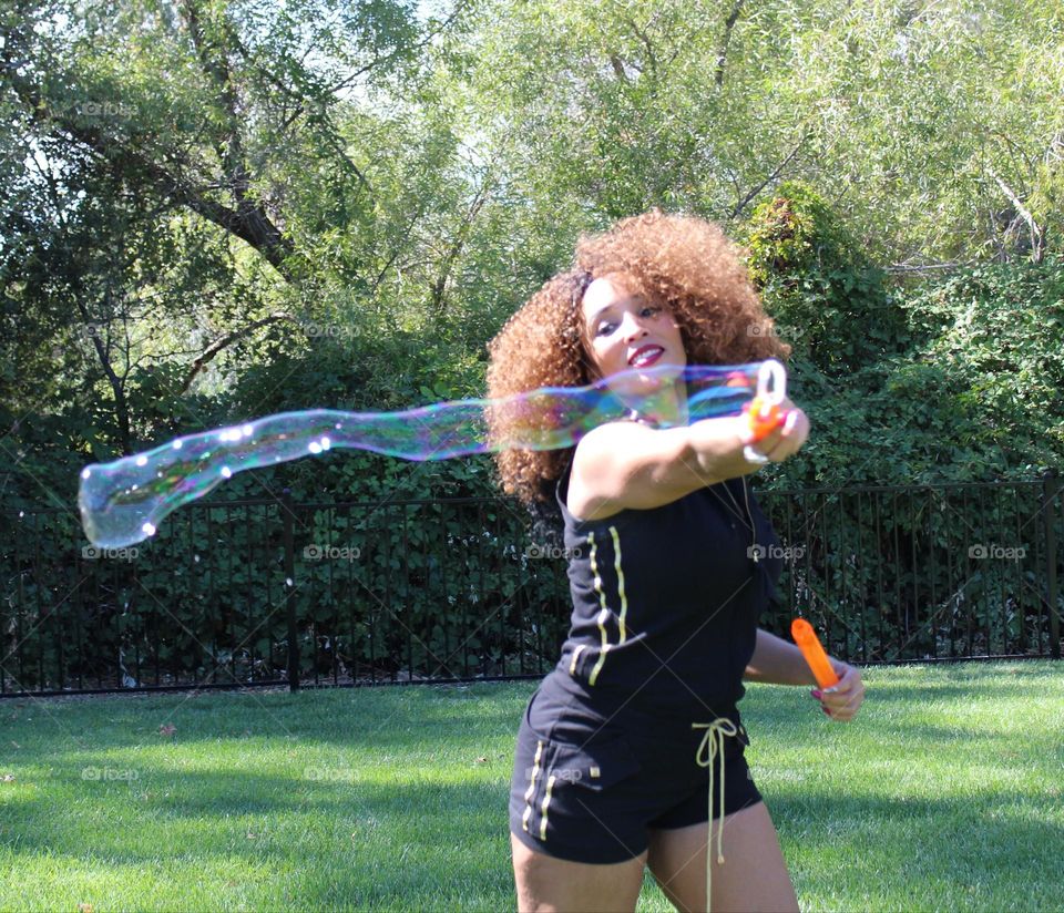 Being happy and enjoying the simple pleasures of life, bubble 🫧 play