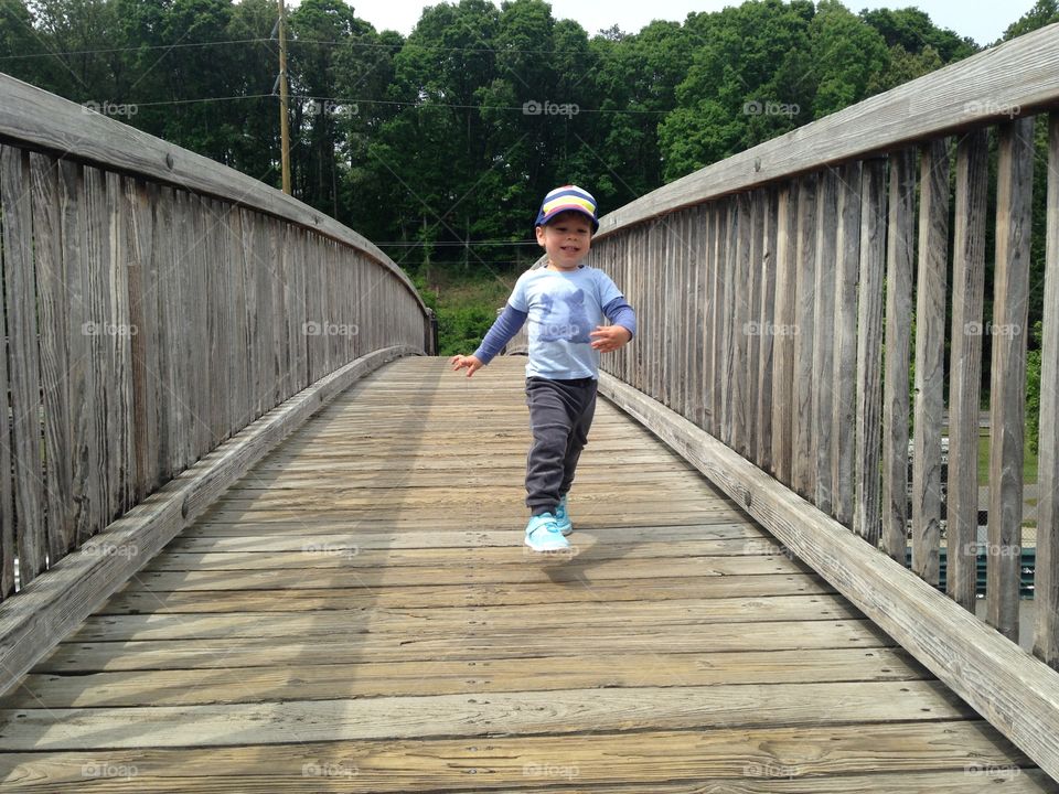 Running to the Playground