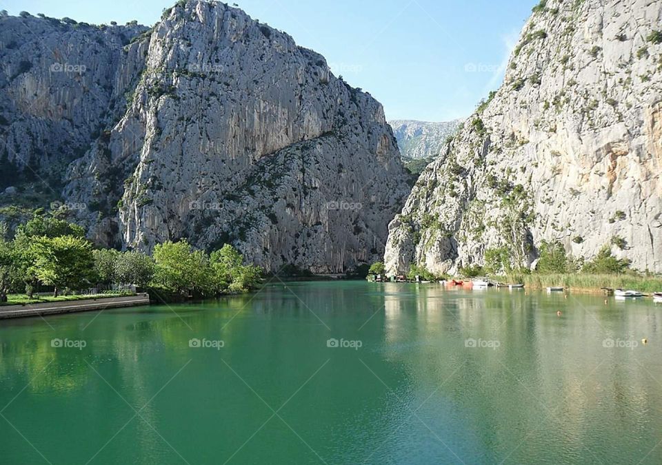 Cetina River by to Omiš