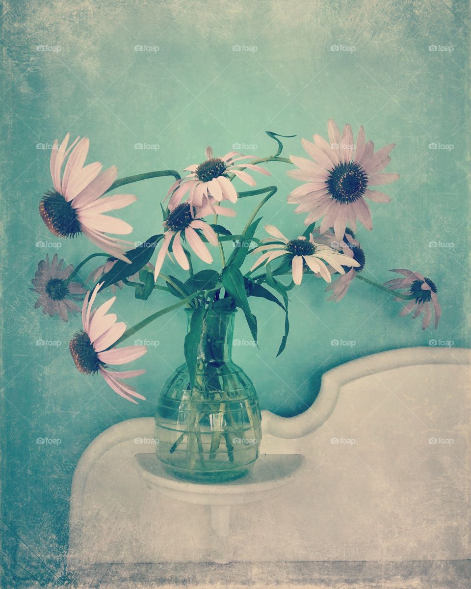Artsy bouquet still life