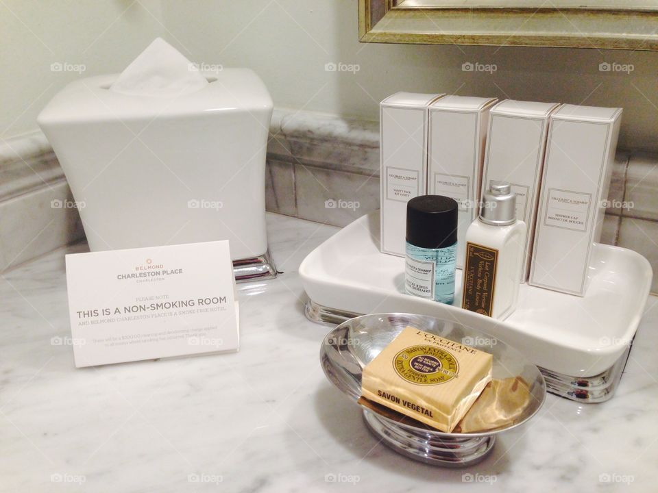 Hotel toiletries 