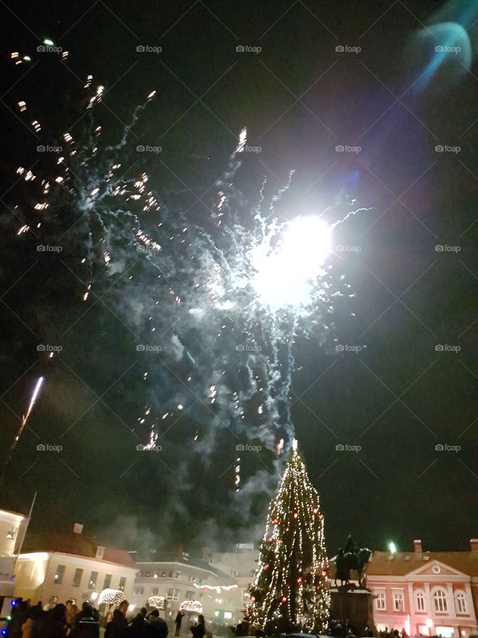 Festival, Christmas, Fireworks, Flame, Celebration
