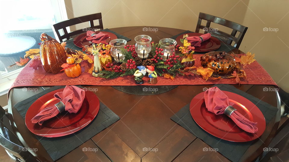 fall table setting
