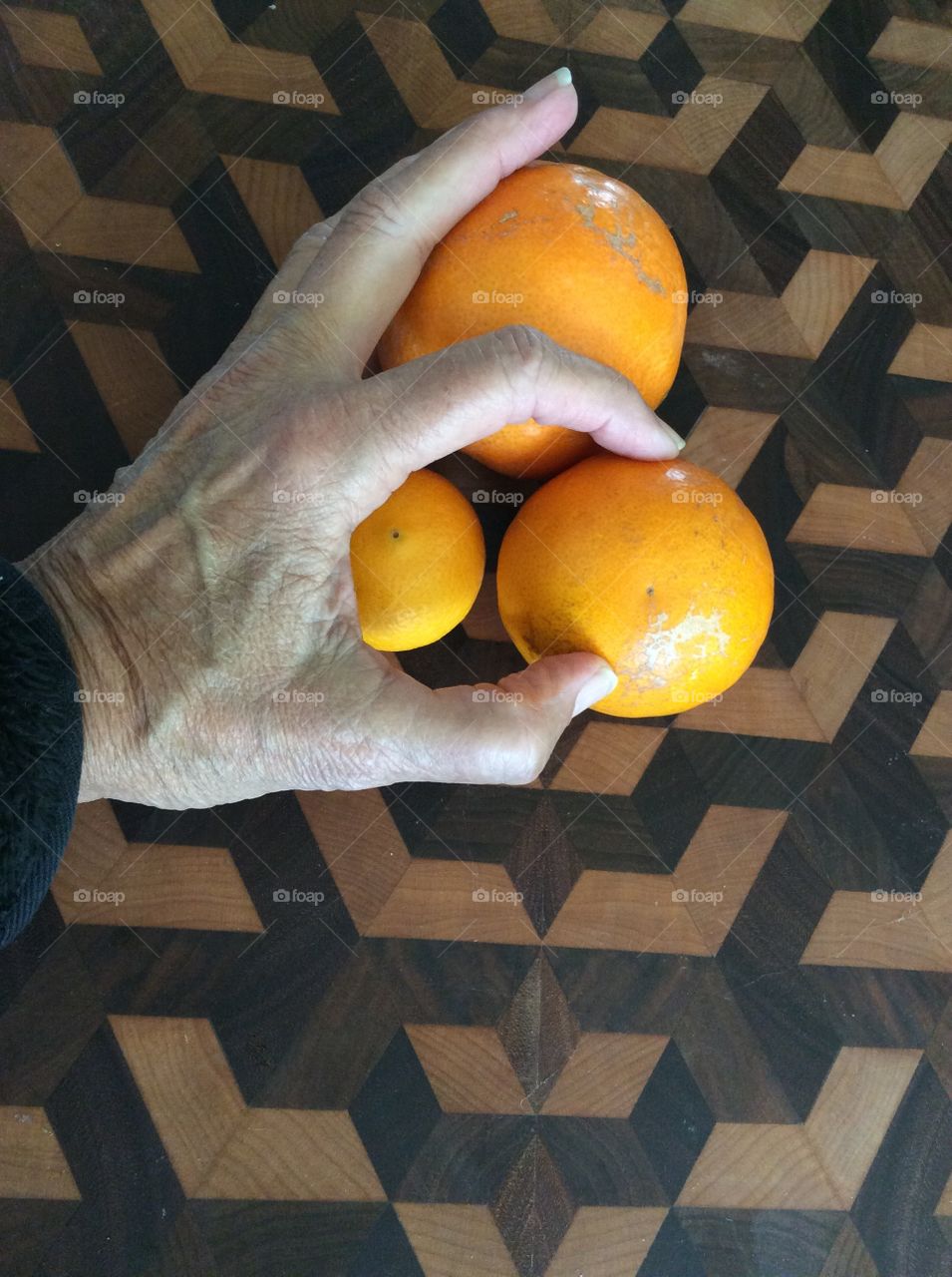 A okay on oranges