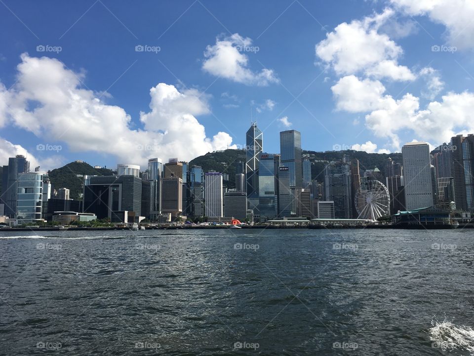 Hong Kong Victoria Harbor Seaview