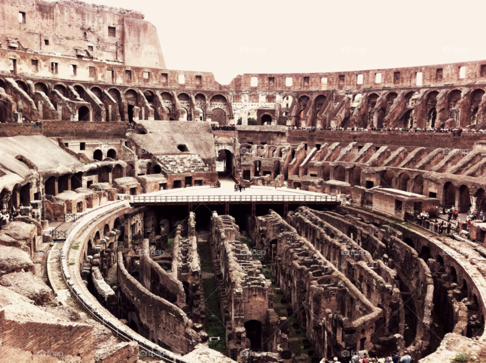 italy rome interior colosseum by haicheezu