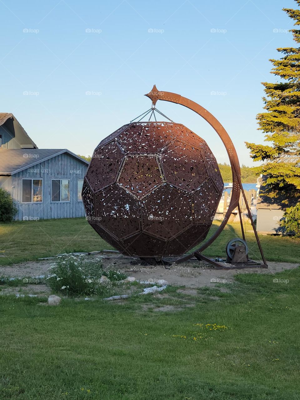 One, Big, Unique Firepit of Some Sort