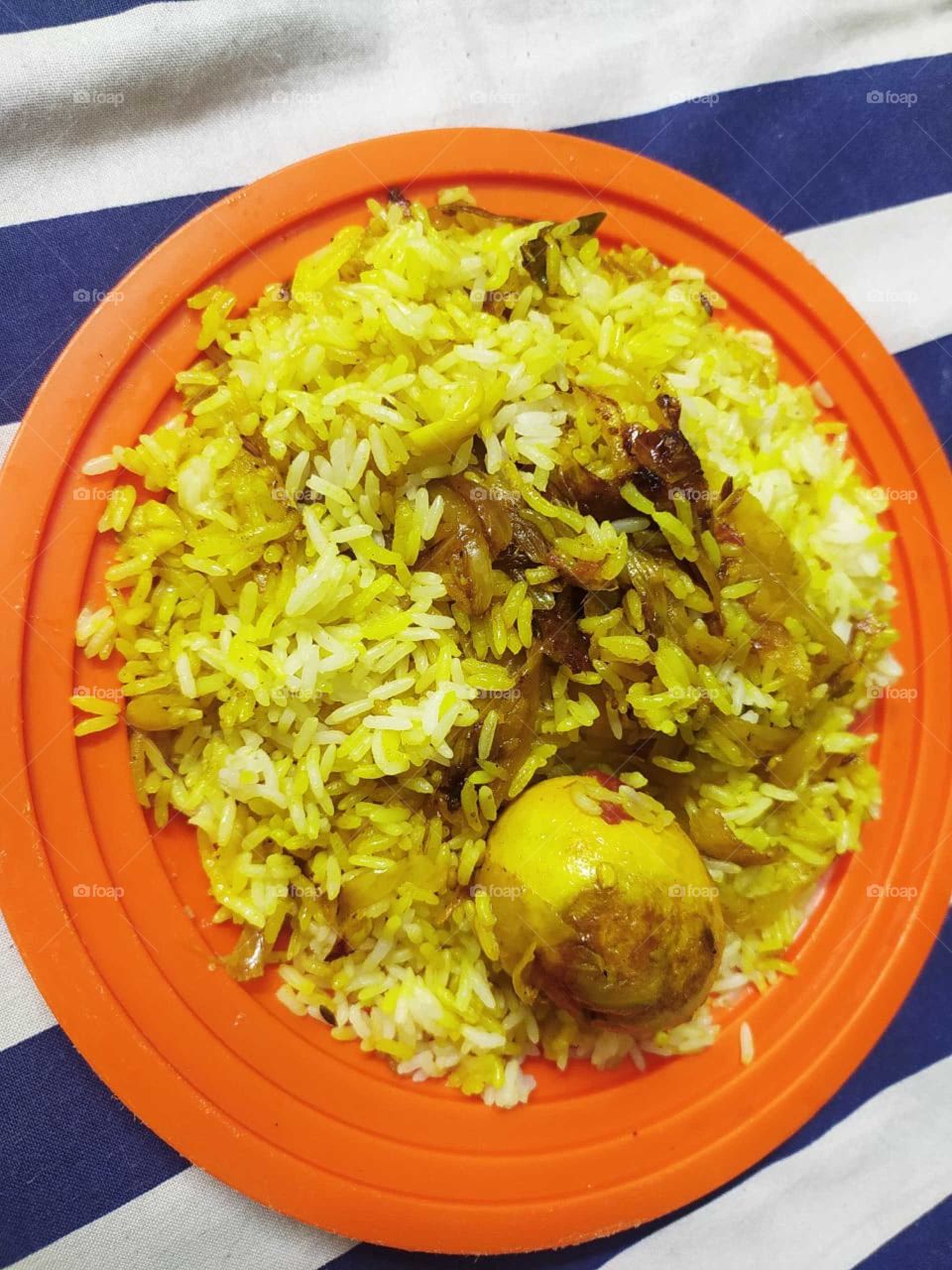Egg biryani is one of the most loved india food.