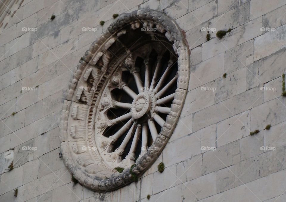 Old decorative rosette