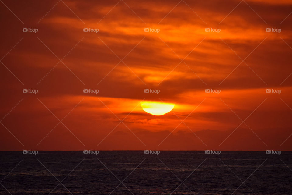 Sunset at the beach