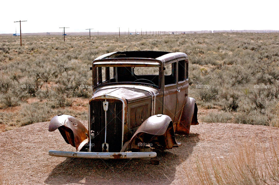 car desert antique arizona by refocusphoto