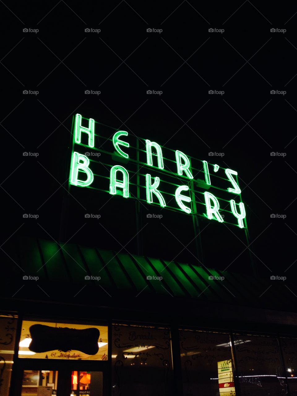 Henry's Bakery Sign Atlanta