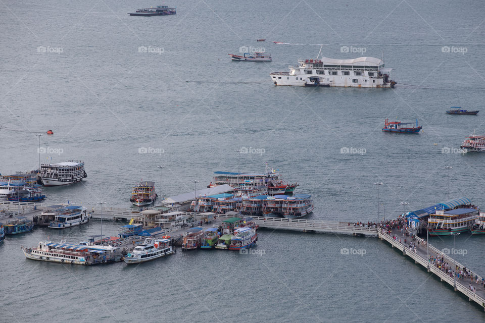 Sea port in Thailand 