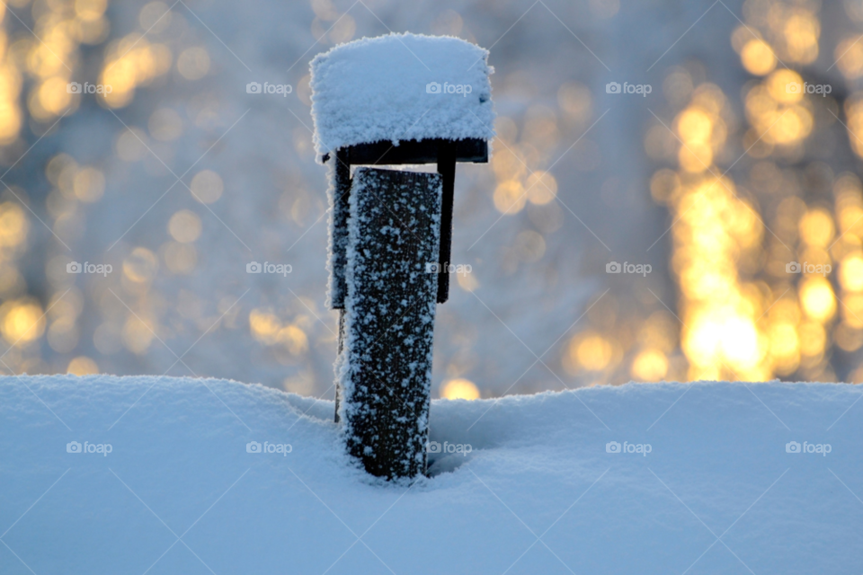 snö vinter finland chimney by jockec4