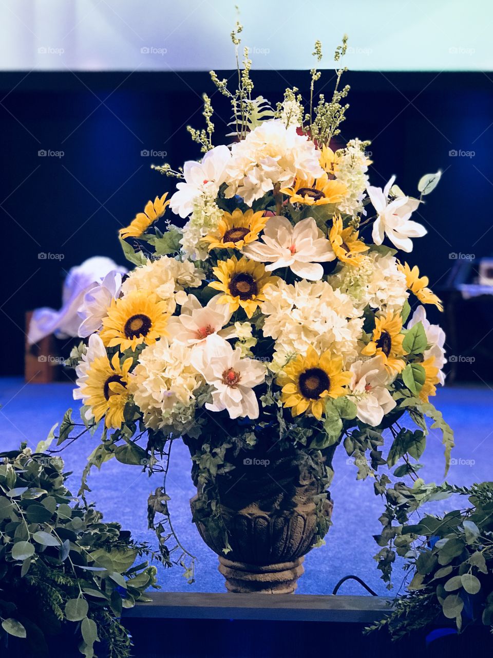 Bouquet of Flowers on stage 