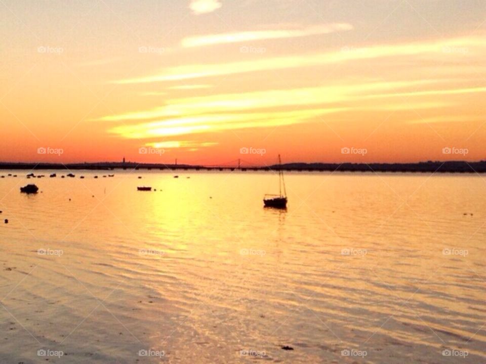 Sunset reflection 