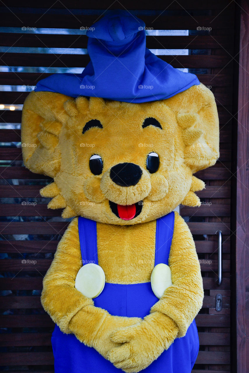 Bamse på Bamseklubben.