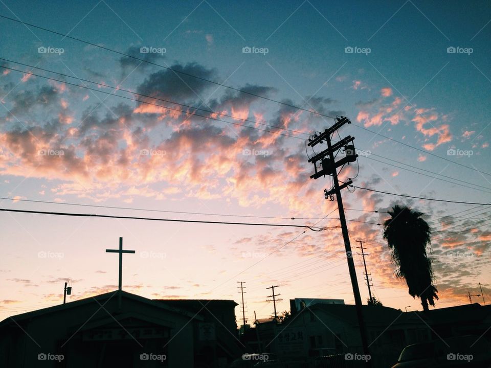 Clouds and Church