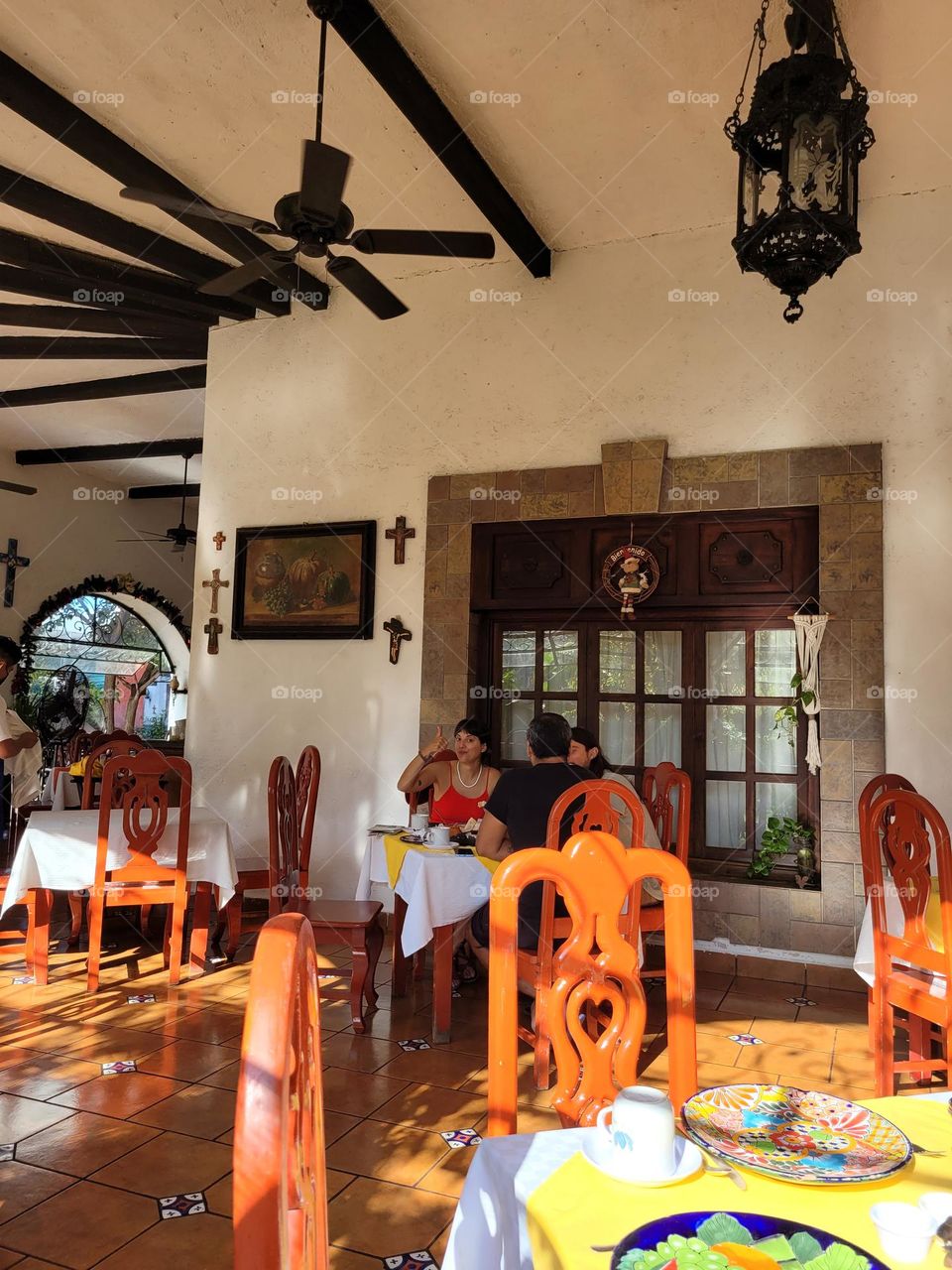 interior de café