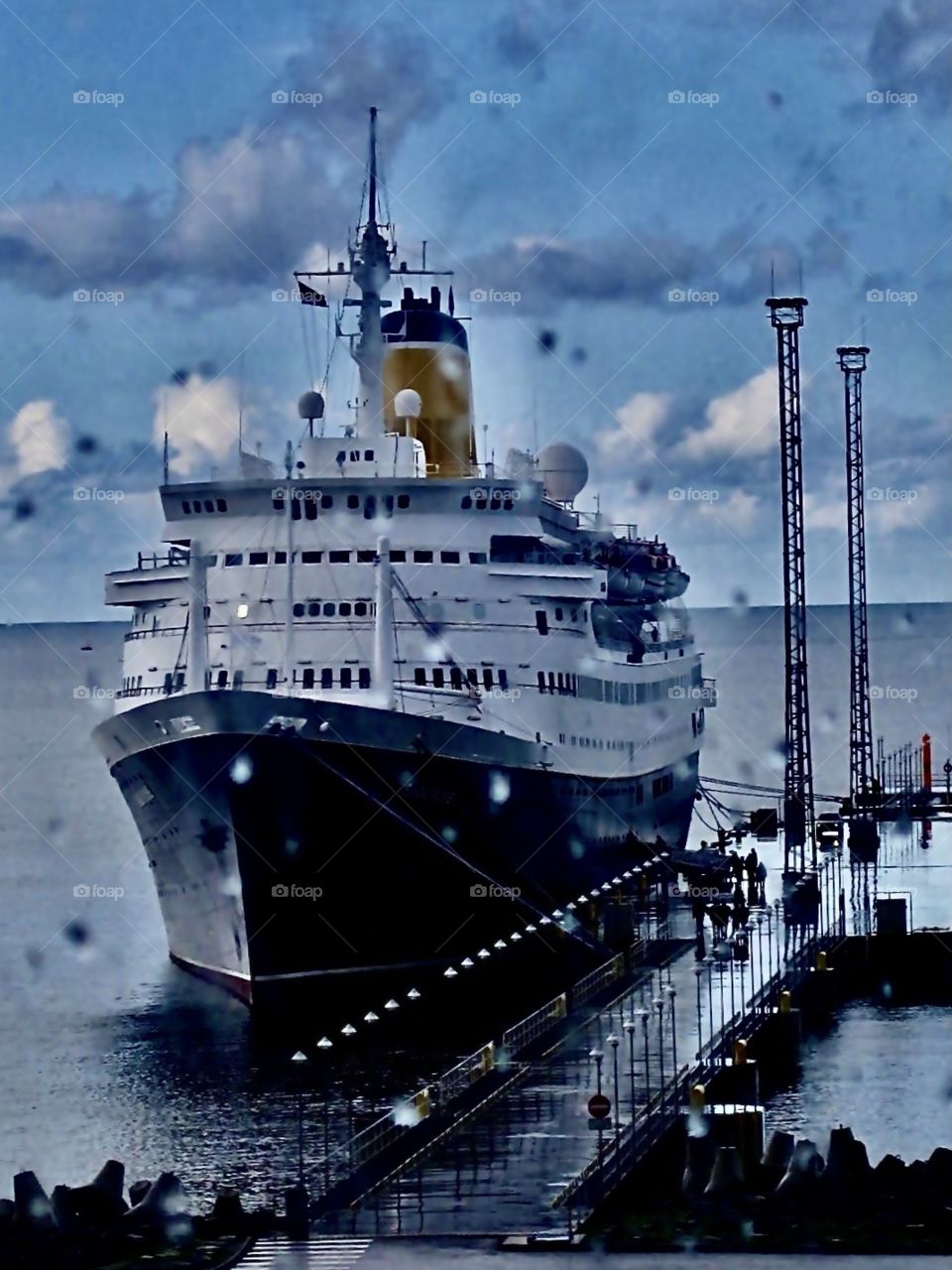 Rainy day at the harbour @Tallin, Estonia