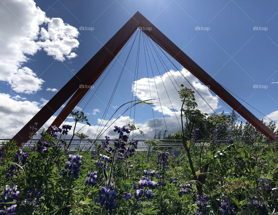 Just off the bridge there’s a path, not sure where it goes ,but had time turned around and nice.