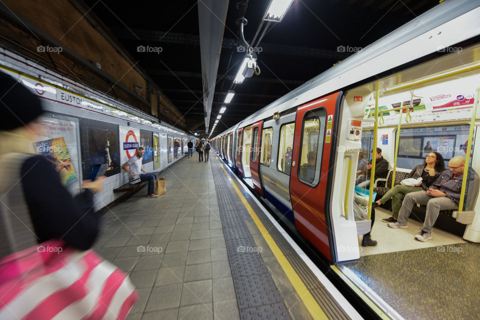 London subway station Euston Square.