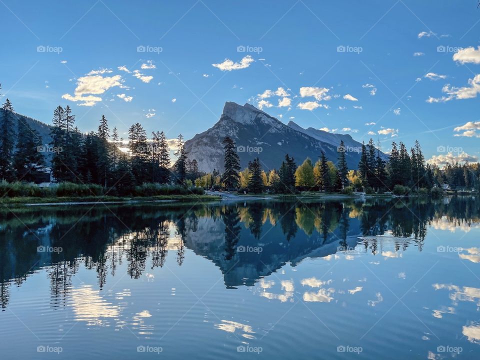 Mountain reflection 
