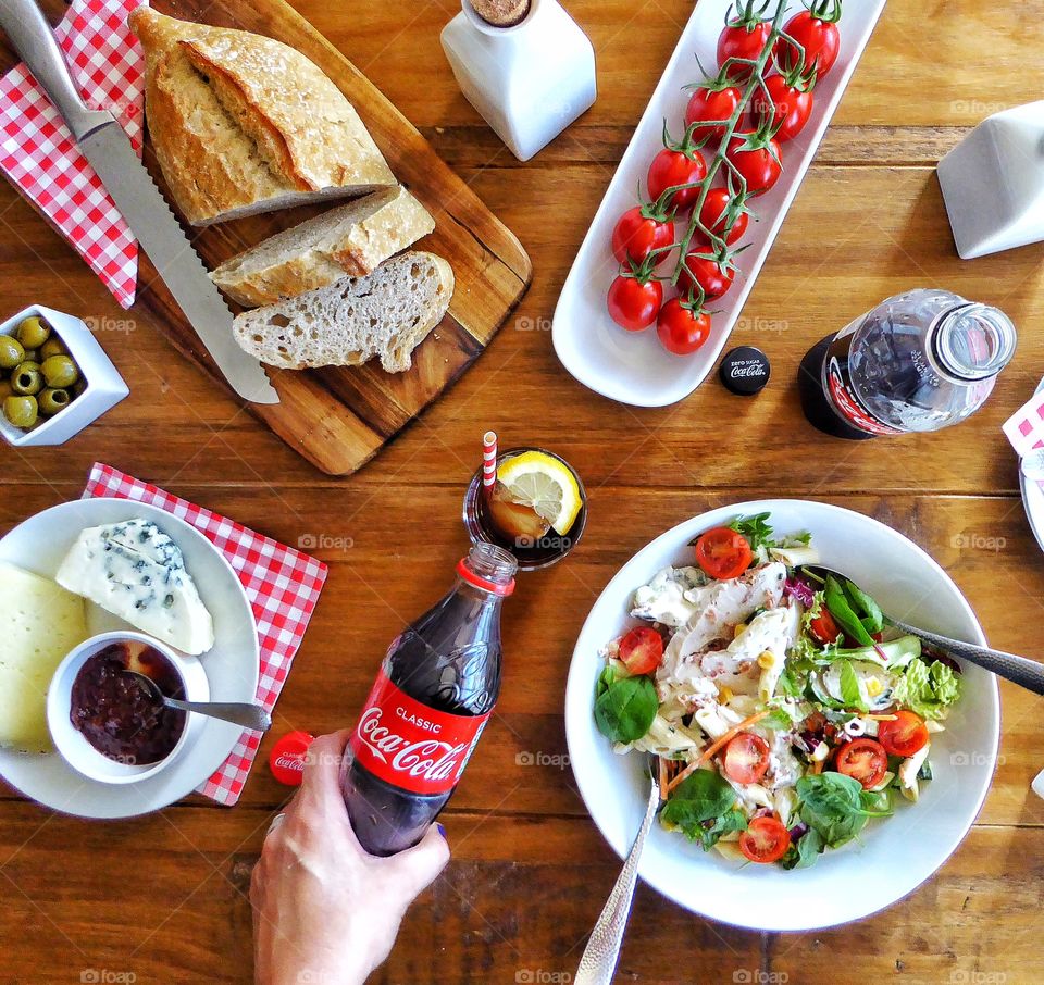 Chicken salad lunch