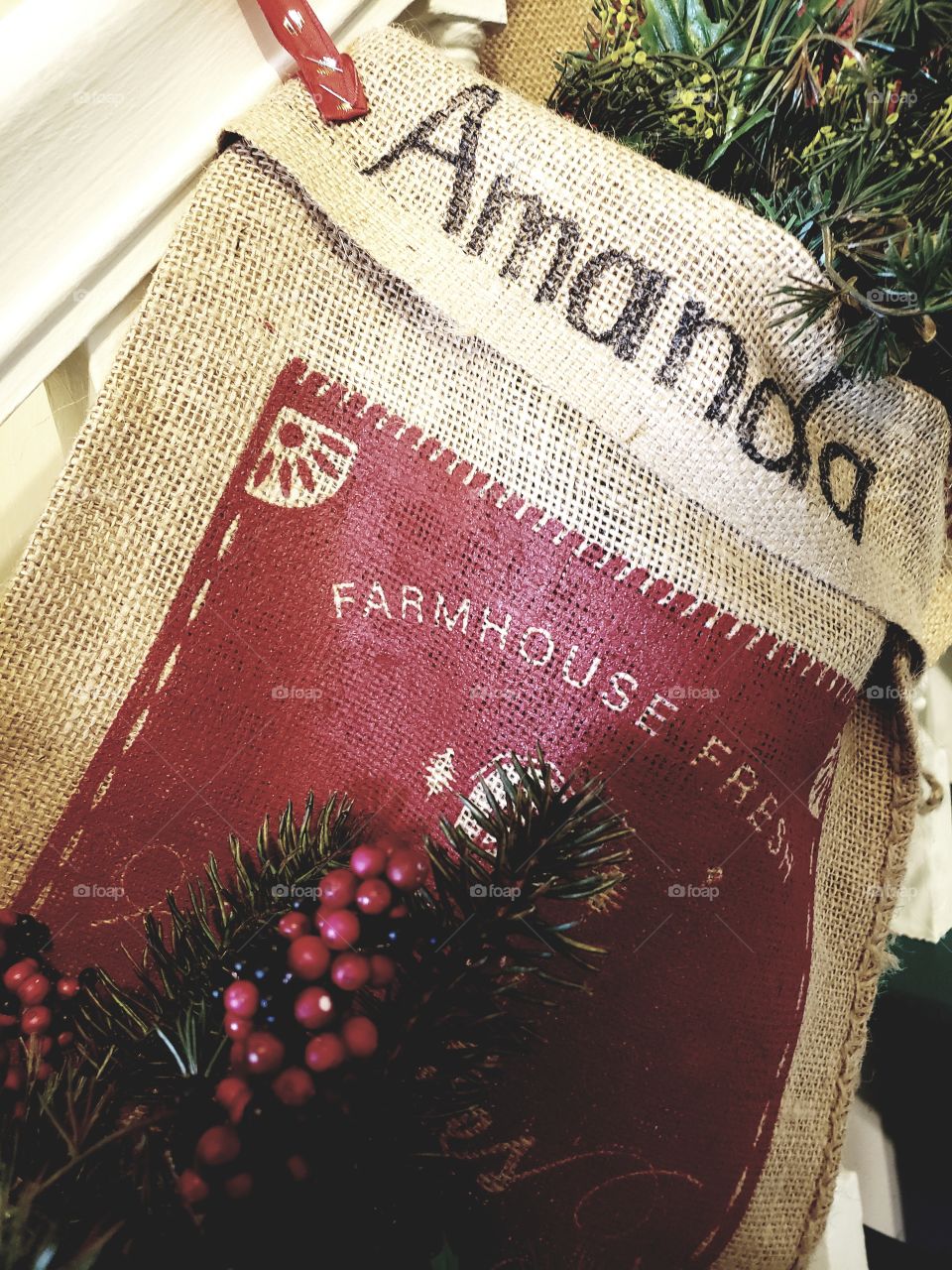 farmhouse stocking
