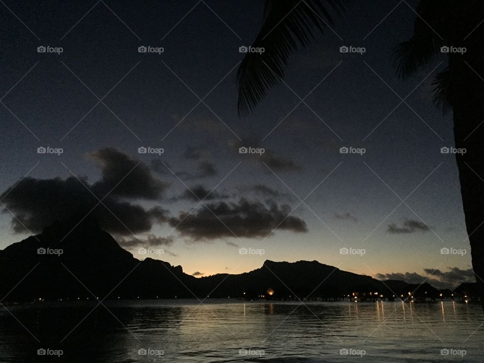 Bora Bora sunset