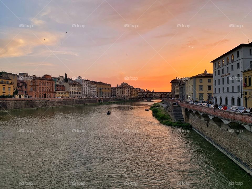 Sunset in Florence