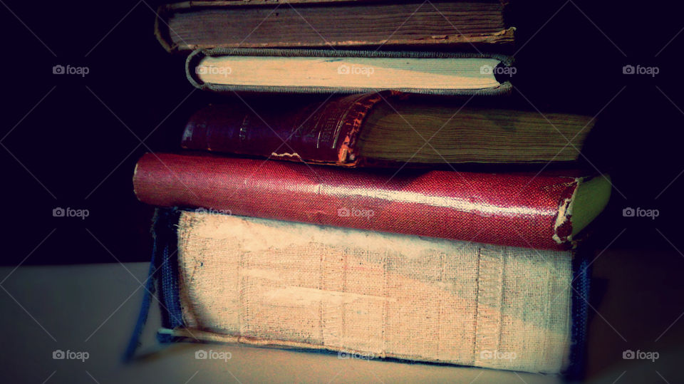 very old retro books