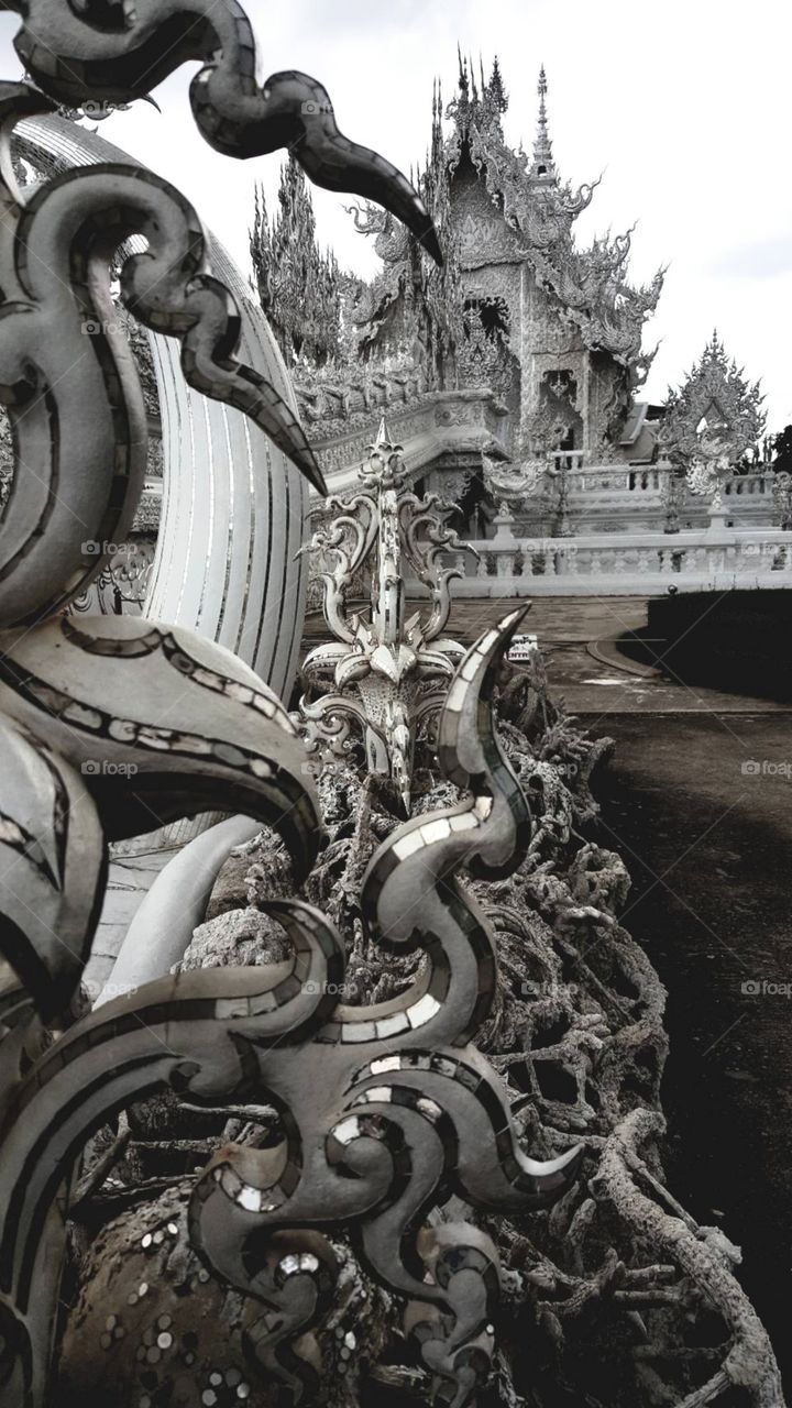 white Temple, Thailand