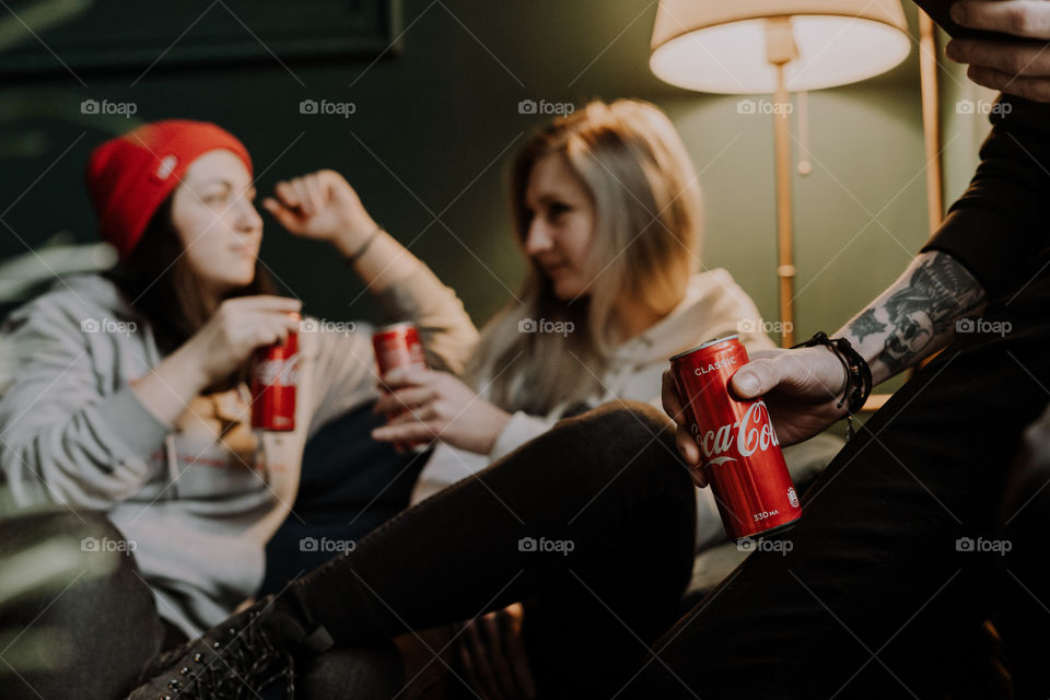 friends with coca cola