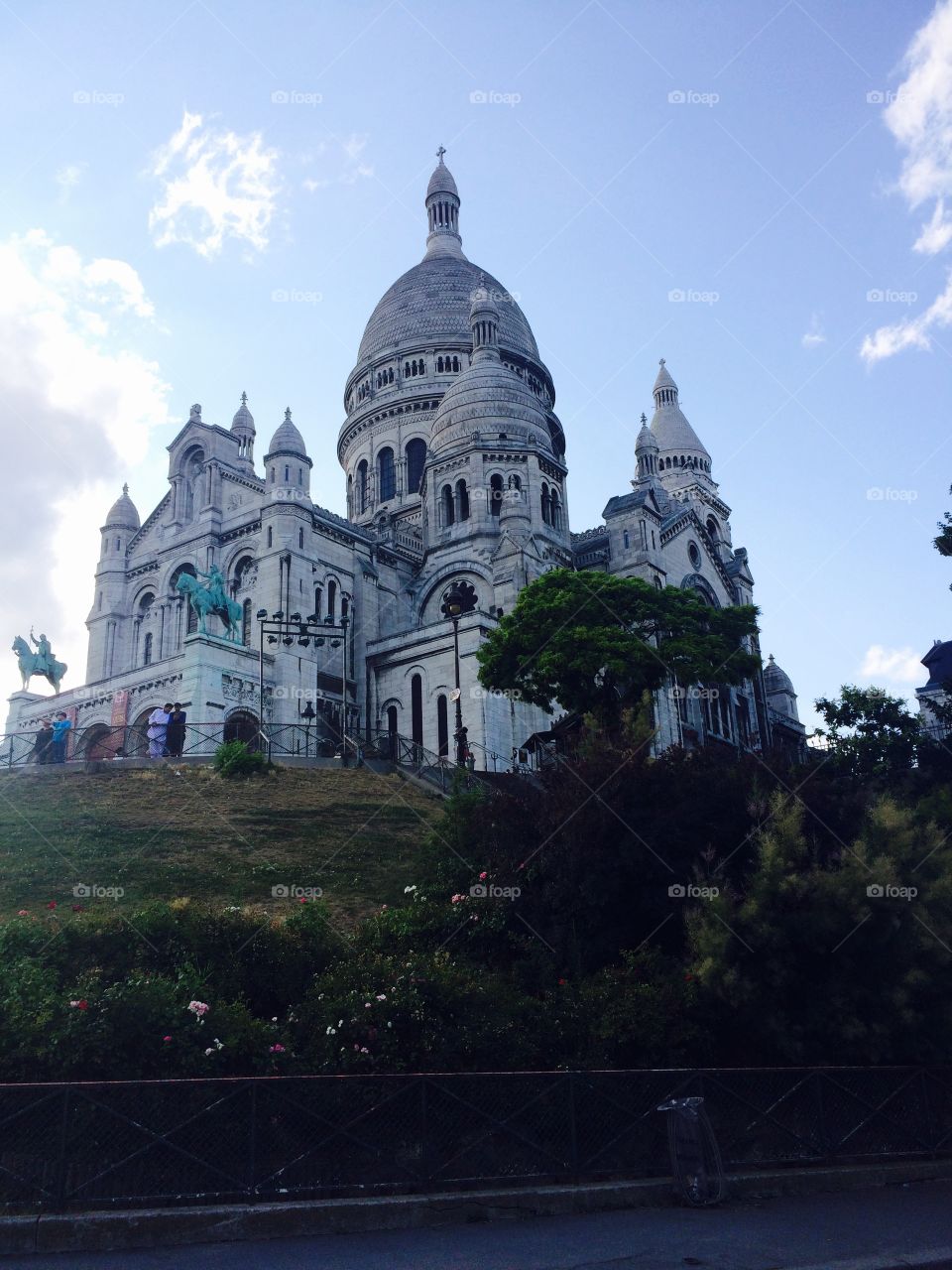 Sacré Coeur. Photo taken in Montmartre of Paris