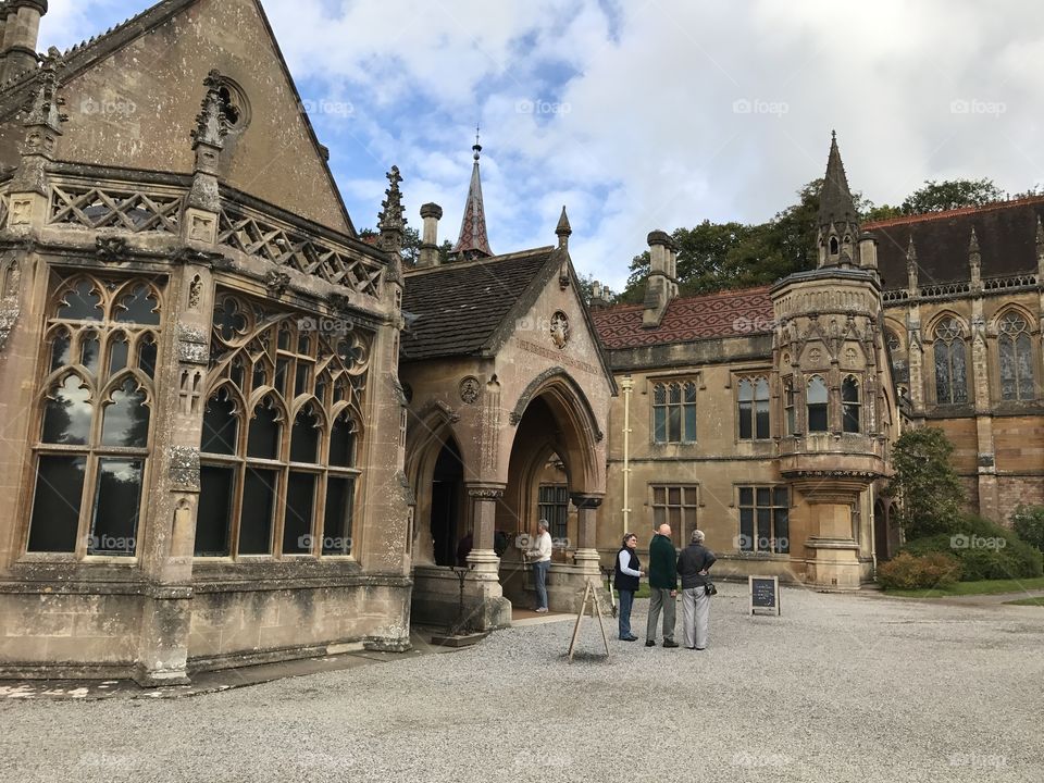 Golden Tyntesfield Abbey, Near Bristol, UK
