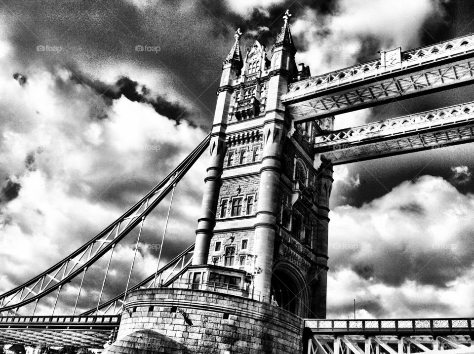 Tower Bridge, London, England.