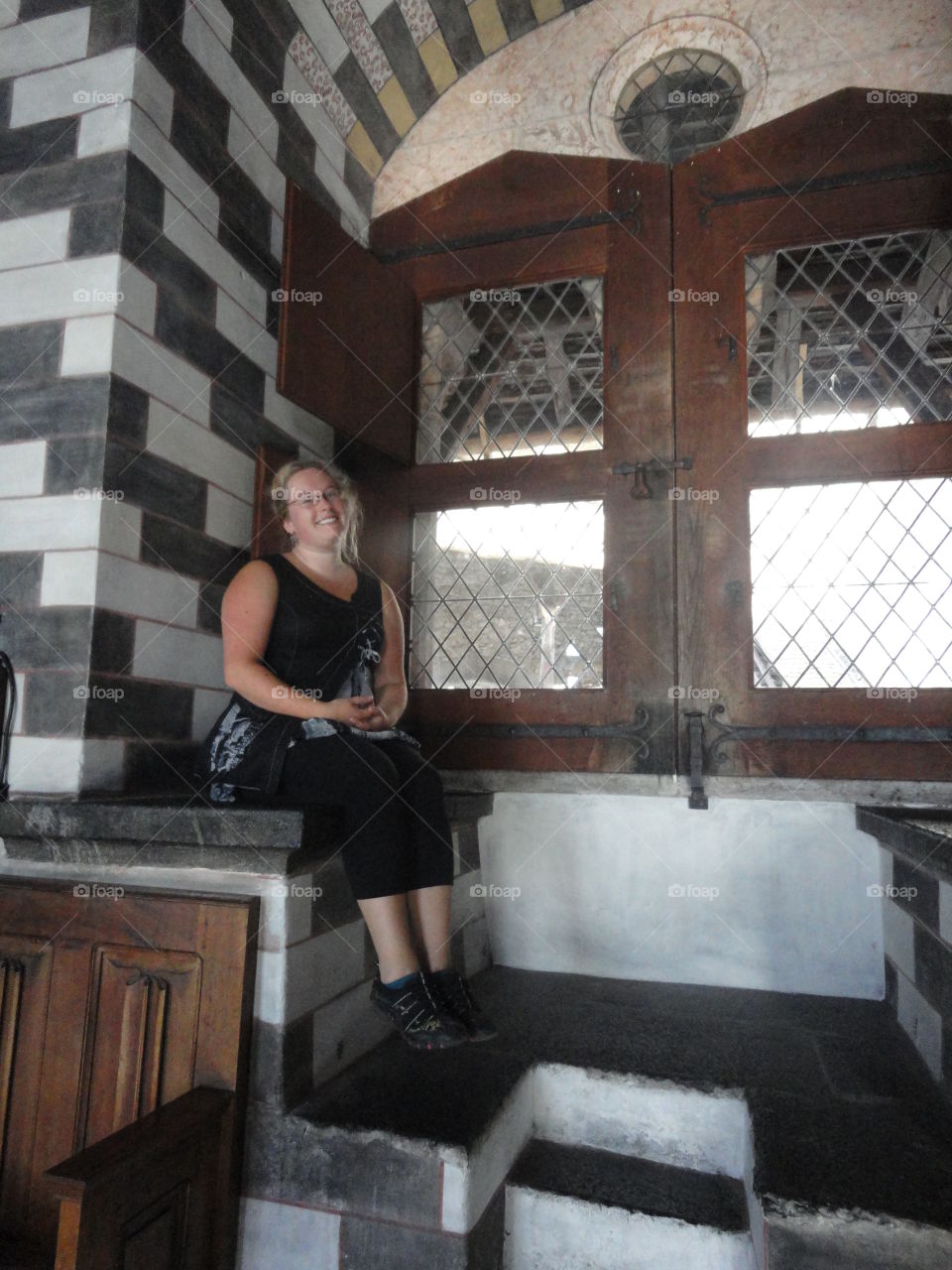 Sit pretty. Chillon castle