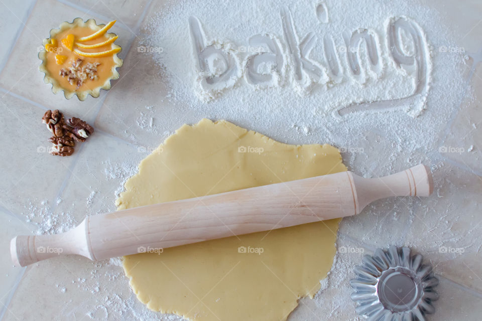 Flour, Baking, No Person, Cooking, Dough