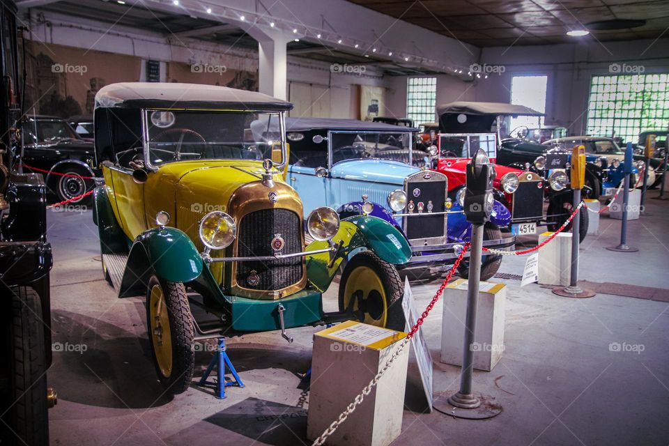 Garage of retro cars - Nacional museum of Belgrade