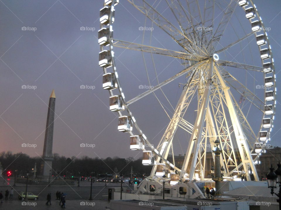 No Person, Ferris Wheel, Sky, Outdoors, Travel