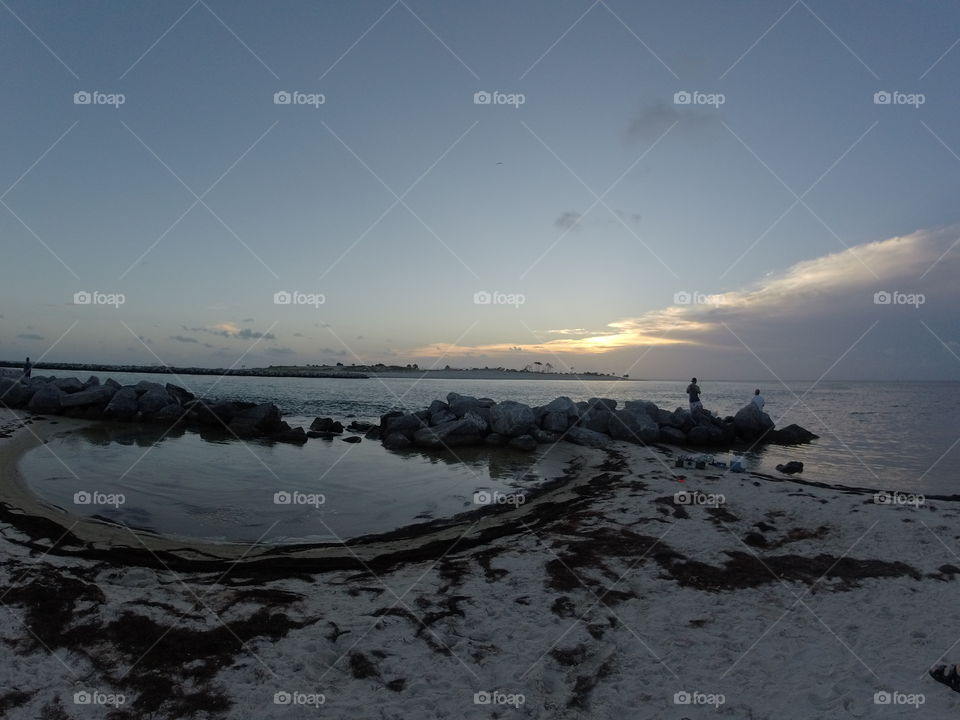 The Sunset at Saint George Island, Florida