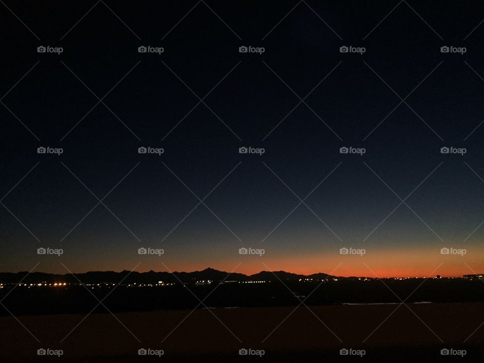Phoenix sunset. 