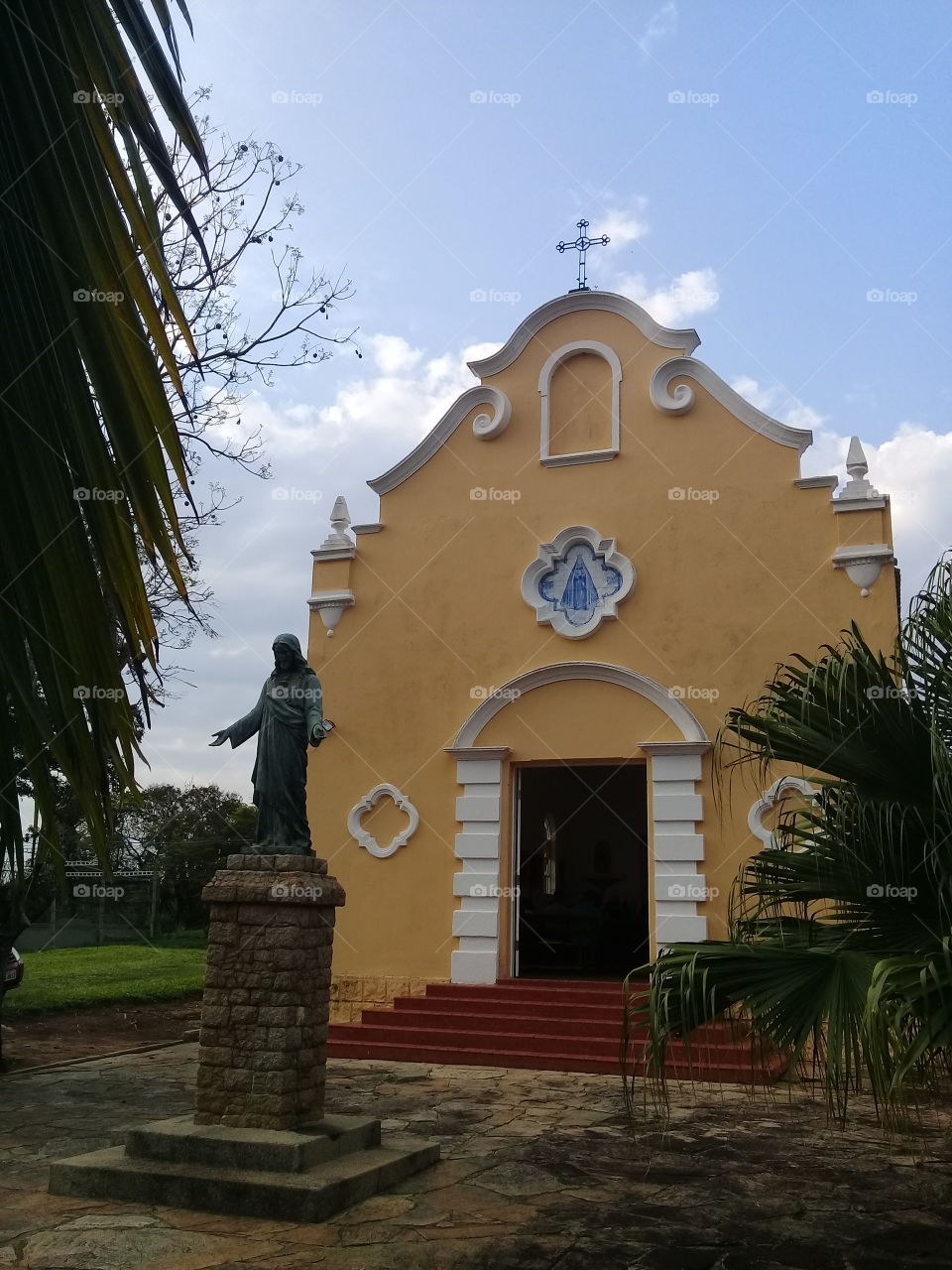 A linda Capela Nossa Senhora Aparecida, na Fazenda Ermida, em Jundiaí.