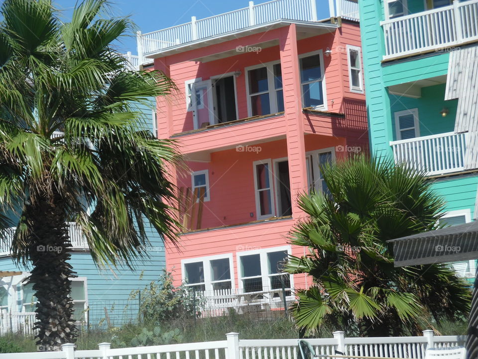 pink house 🏡. This is a picture of some condos located near port Aransas Texas. 👣 🚶 🏃 🔥 💨