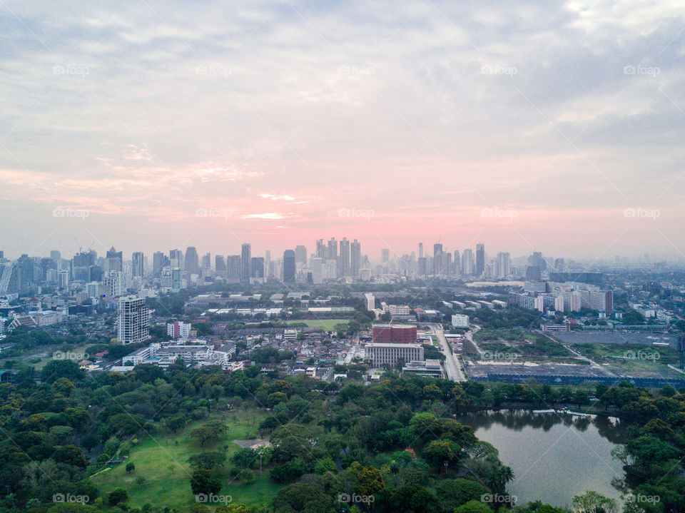 Fifty morning in Bangkok